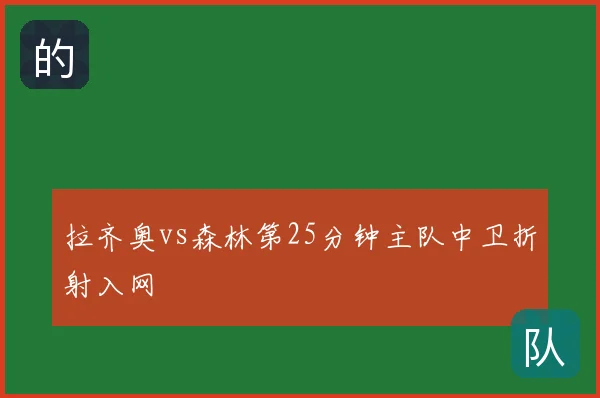 拉齐奥vs森林第25分钟主队中卫折射入网